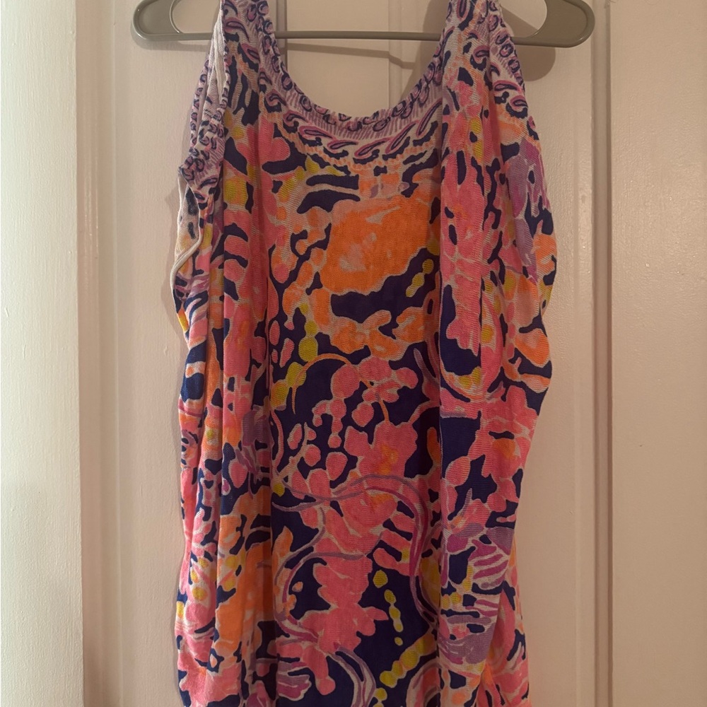 Lilly Colorful Sleeveless Patterned Top